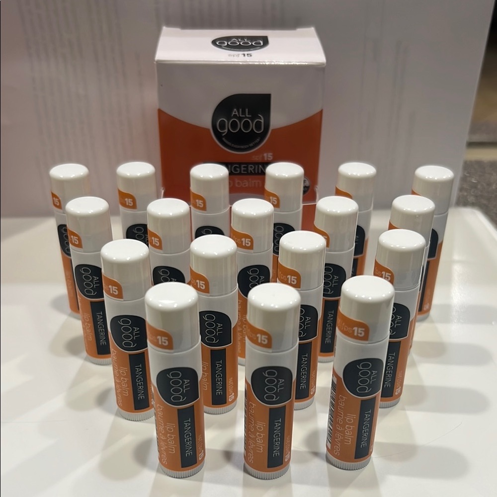 All Good Tangerine Lip Balm Set